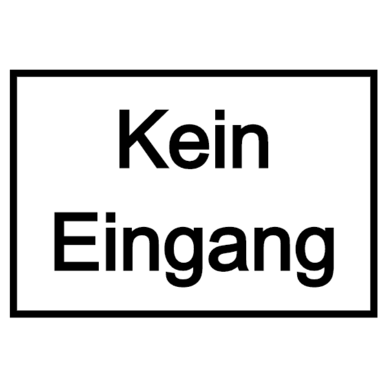 Kein Eingang