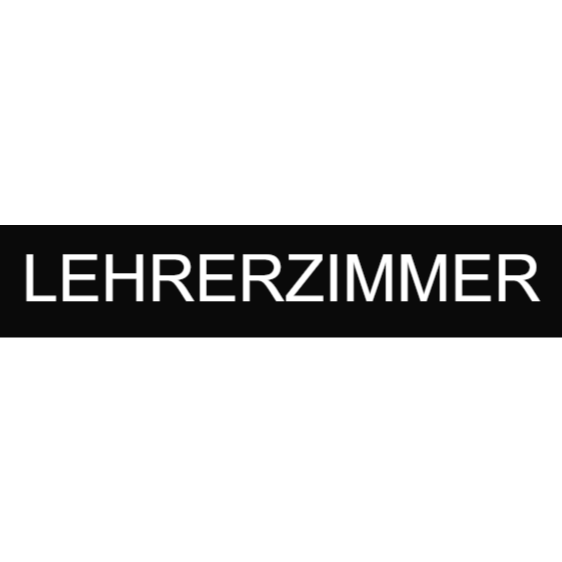 Lehrerzimmer Türschild