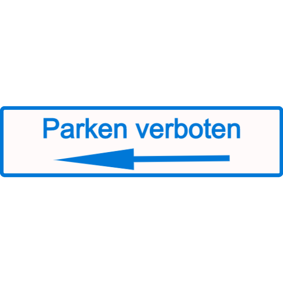 Parken Verboten Schilder