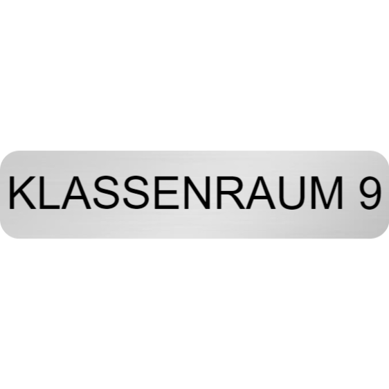 Klassenzimmer Türschild