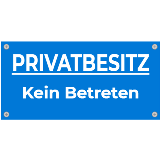 Privatebesitz schild