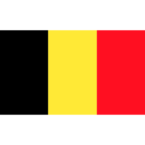 Belgien Flagge - Aufkleber