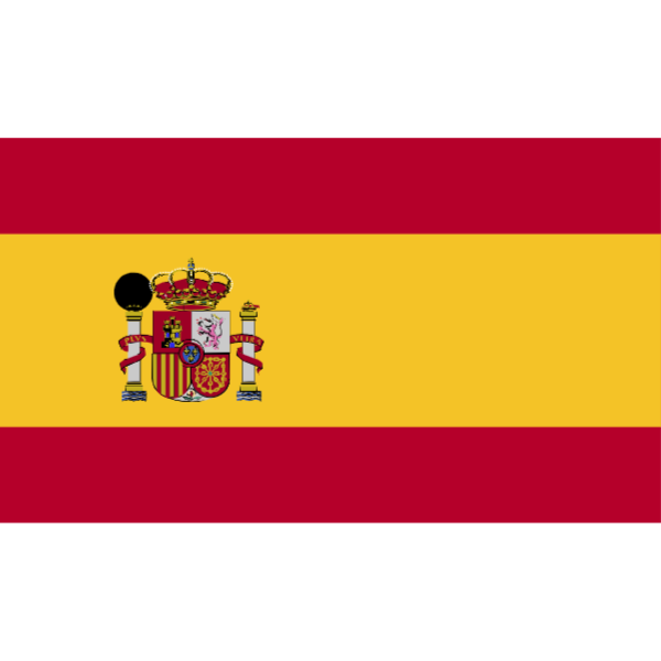 Spanische Flagge - Aufkleber