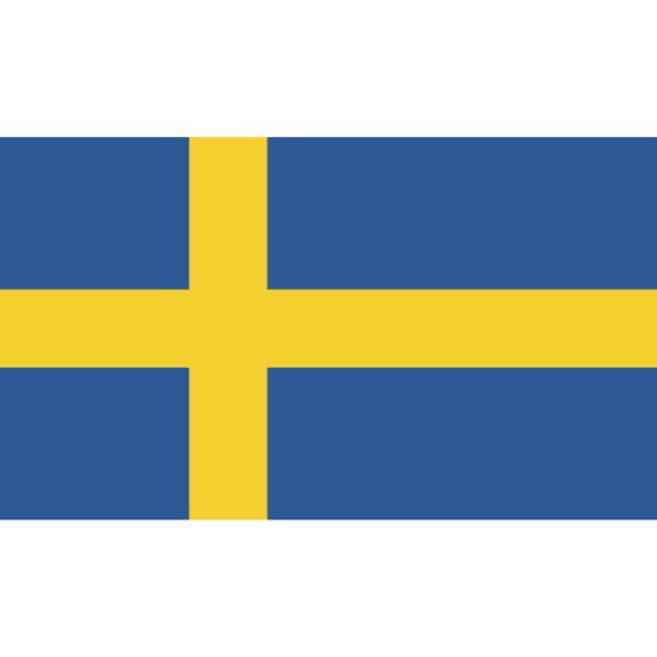 Schwedische Flagge - Aufkleber
