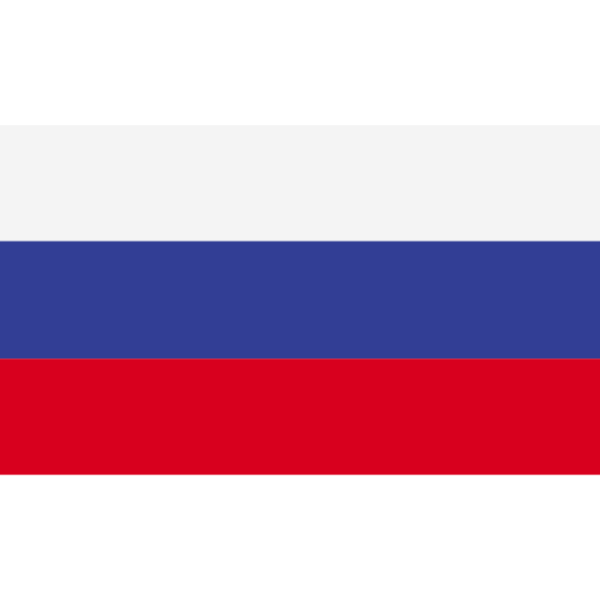 Russische Flagge - Aufkleber