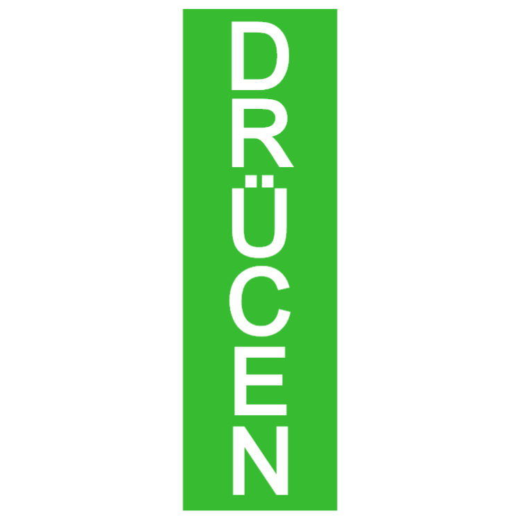 Drücken Zeichen