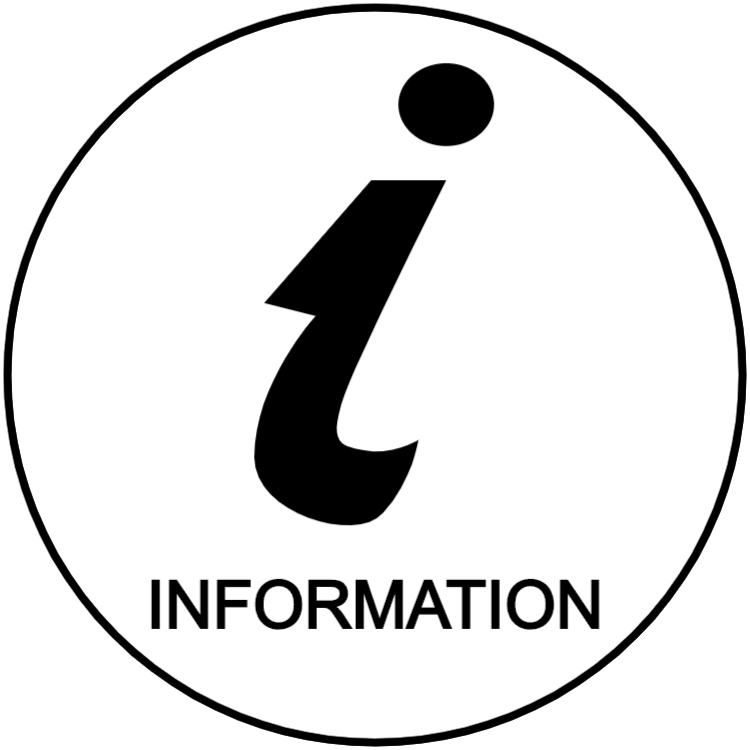 Abgerundete Informationen - Aluminiumschilder