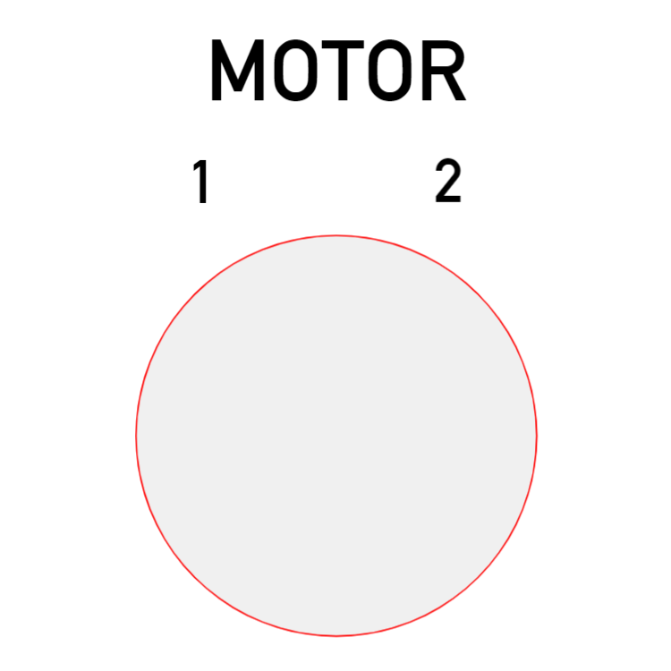Weißes technisches Schild
