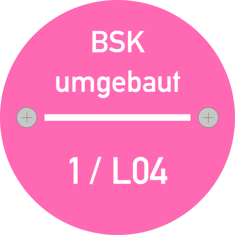 Pinki technisches Zeichen