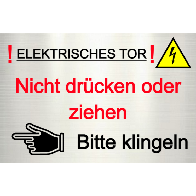 Elektrisches Tor - klingeln