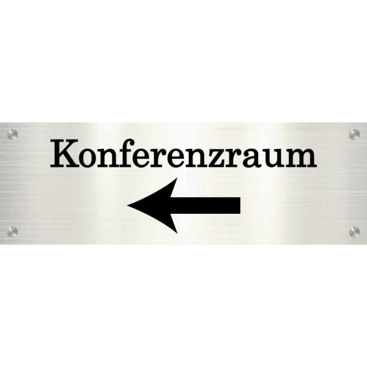 Konferenzraum - Aluminiumschilder