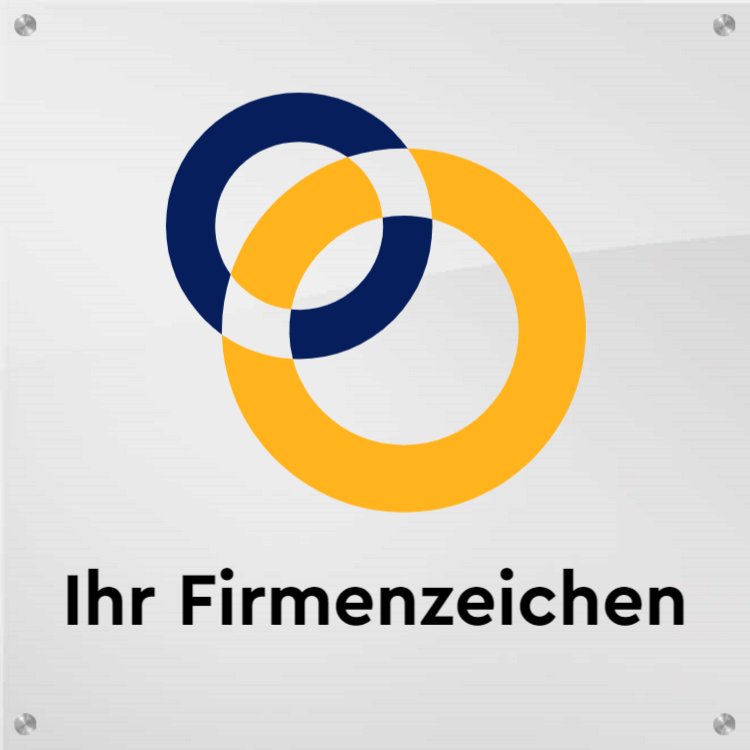 Benutzerdefinierte Zeichen - Plexiglasschilder - Quadrat