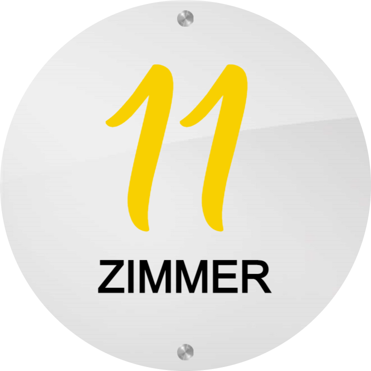 Türschild - Plexiglasschilder 1
