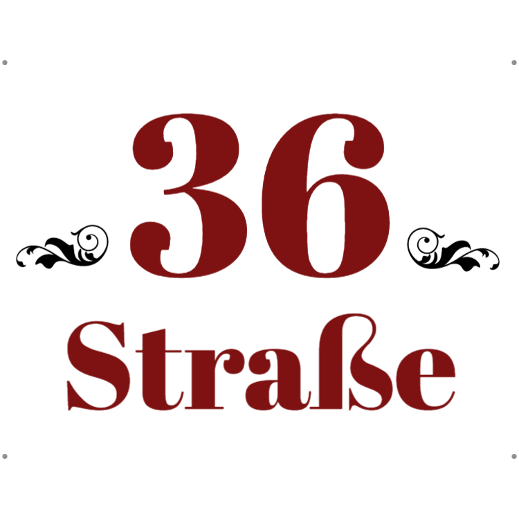 Straßenschild - Aluminiumverbundschilder 1
