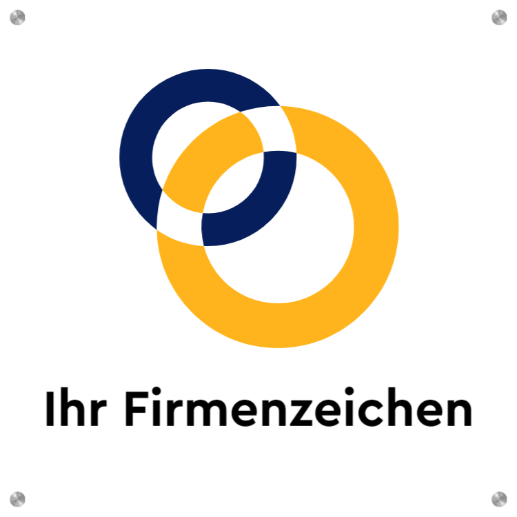 Benutzerdefinierte Zeichen - Aluminiumverbundschilder - Quadrat