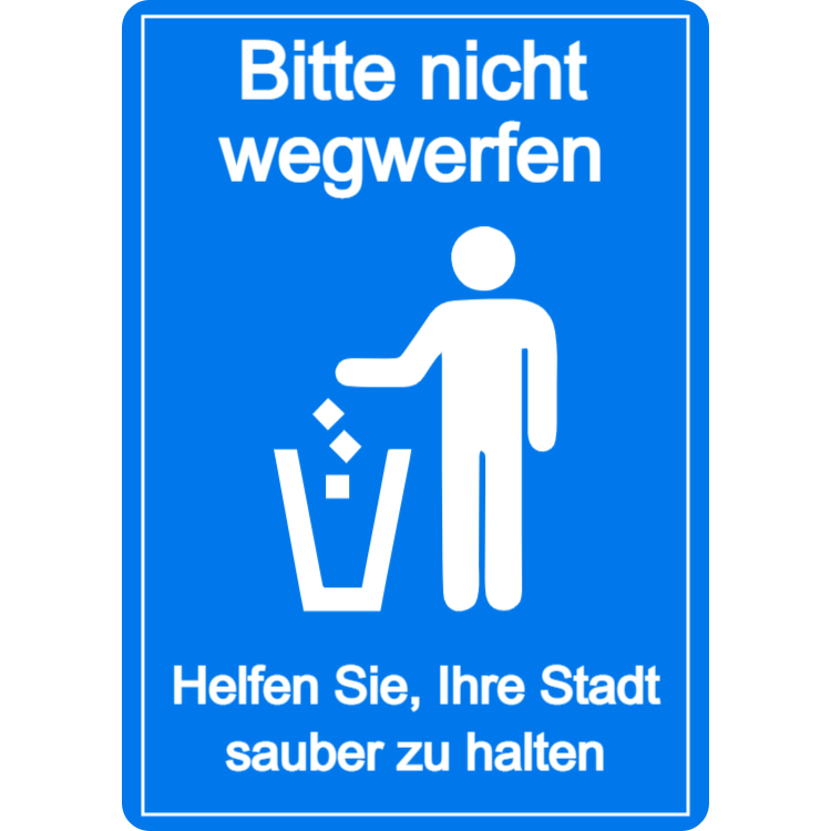 Bitte nicht wegwerfen