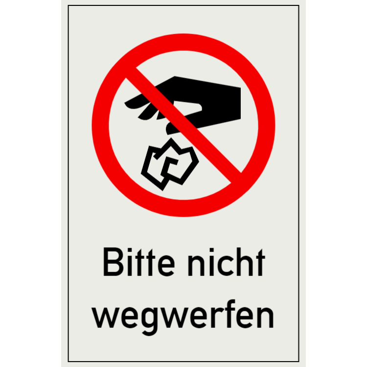 Bitte nicht wegwerfen 1
