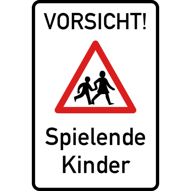 Vorsicht Spielende Kinder 3