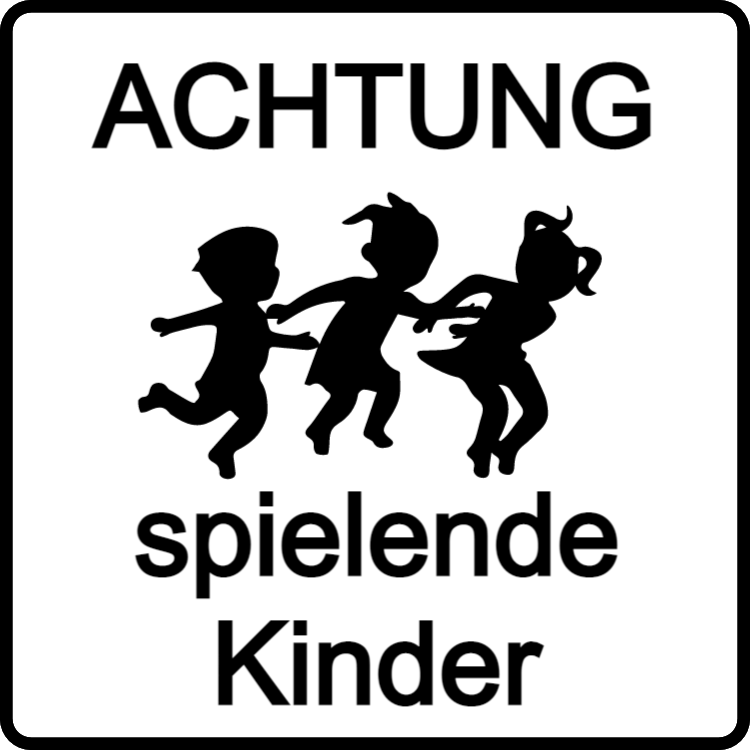 Achtung Spielende Kinder 3