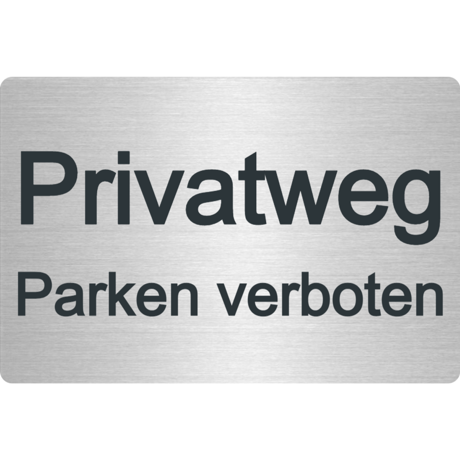 Privatweg - Parken Verboten
