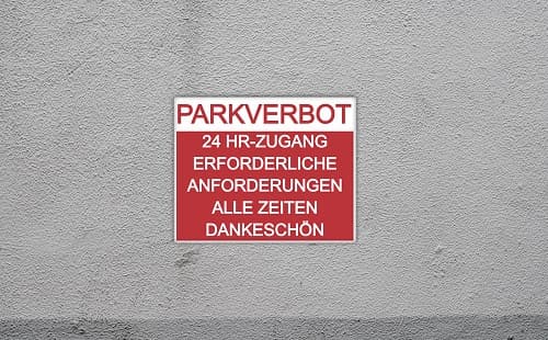 Parkschilder
