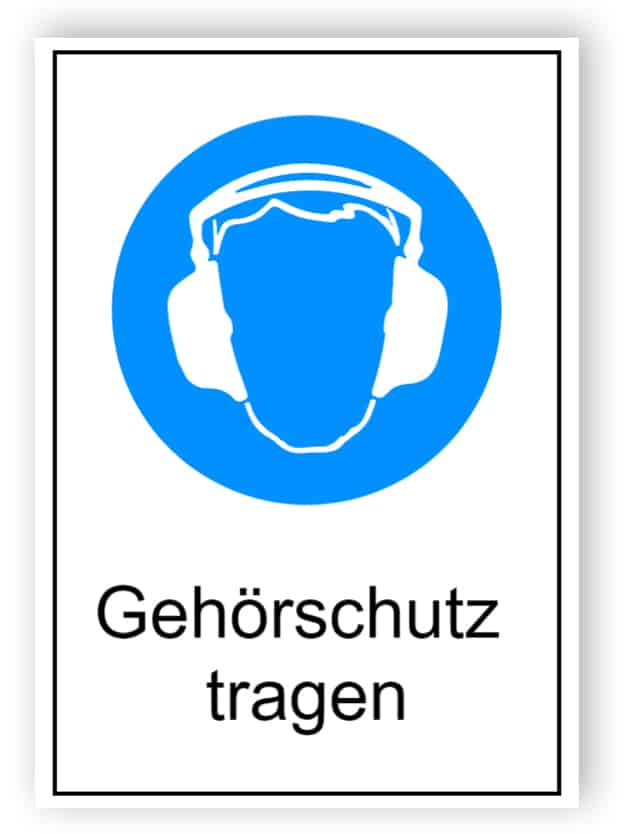 Gehörschutz tragen