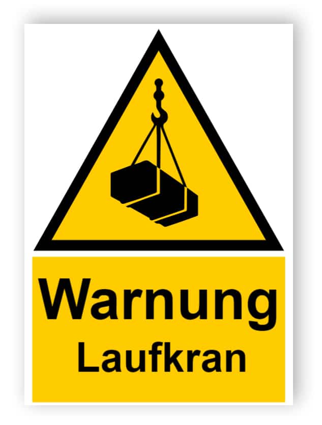 Warnung - Laufkran