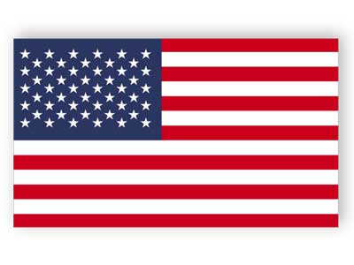 USA Flagge - Aufkleber