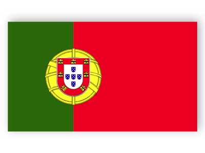 Portugal Flagge - Aufkleber