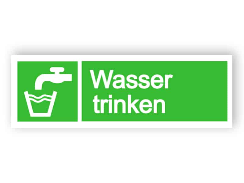 Trinkwasser Schild