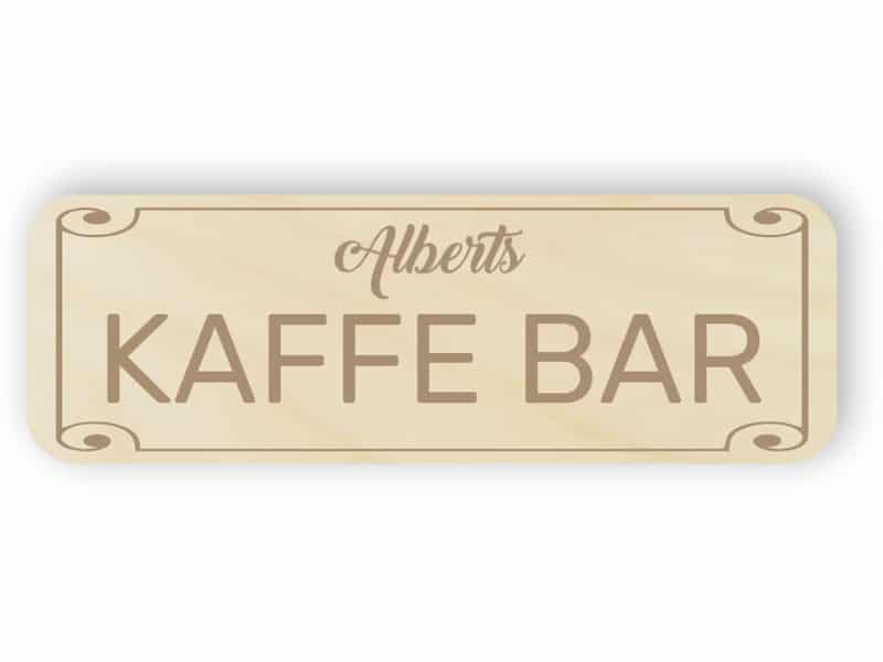 Kaffee-Bar Schild