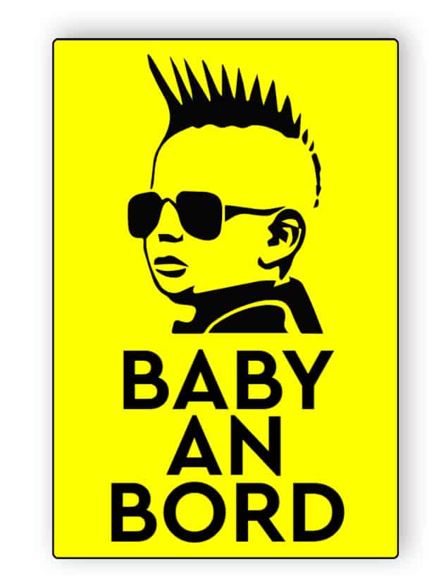 Cool Baby an Bord Aufkleber