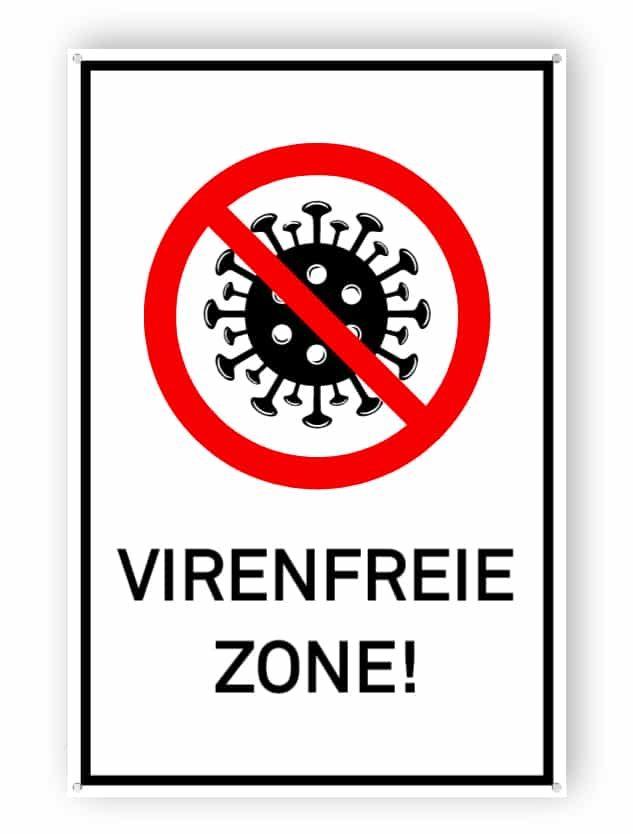 VIRENFREIE ZONE!