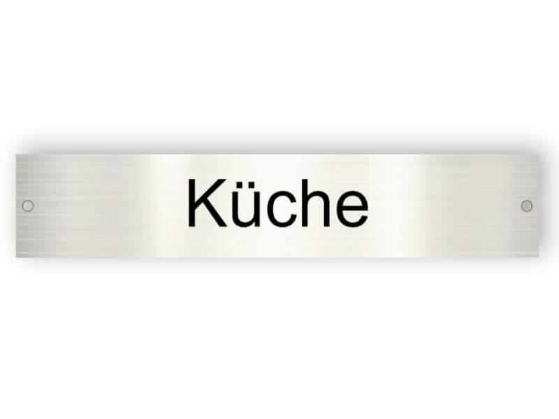 Aluminium Küchenschild