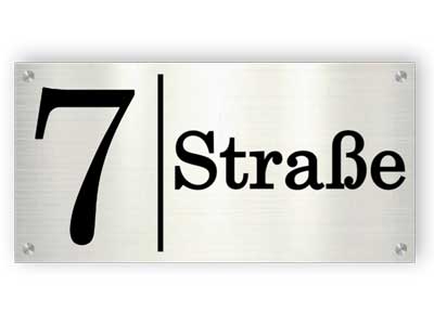 Straßenschild - Aluminiumschilder