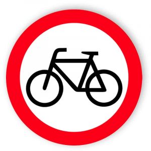 Radfahren verboten