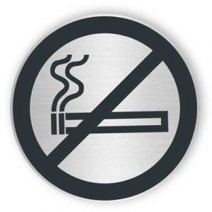 Rauchen verboten - Edelstahlschilder