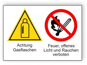 Achtung Gasflaschen