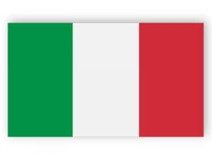 Italien Flagge - Aufkleber
