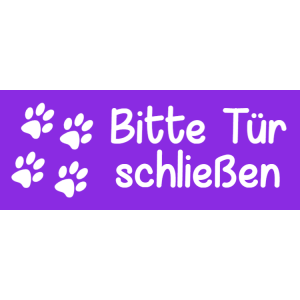 Bitte Tür schließen - Pfote