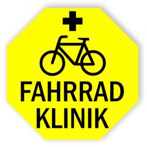 Fahrrad Klinik Schild