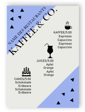 Kaffee-Menü