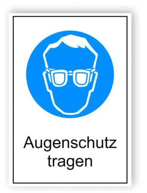 Augenschutz tragen