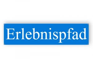 Blaues Straßenschild 1