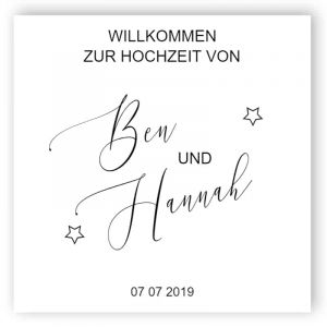 Willkommen bei der Hochzeit