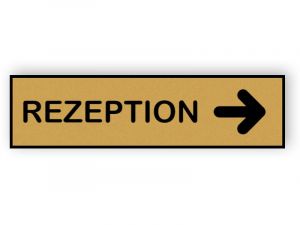 Rezeption Schild 1