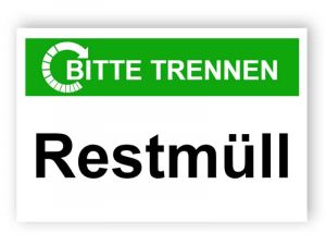 Bitte trennen / Restmüll