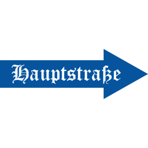 Straßenschild