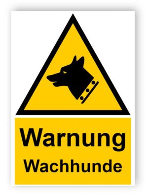 Warnung Wachhunde