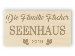 Hölzernes Zollhausschild